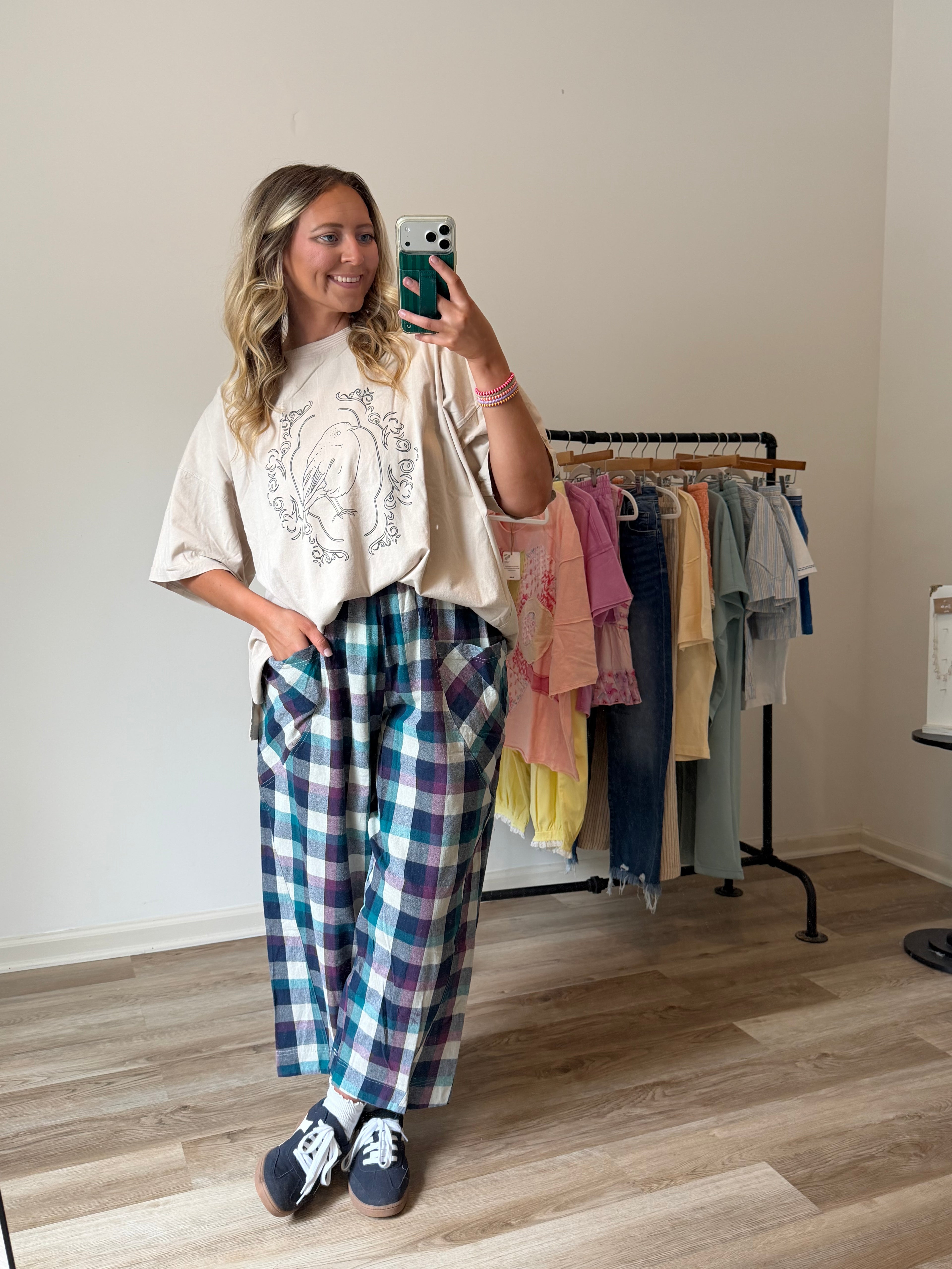play-date plaid pants