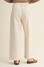 SIDE POCKET WIDE PANTS