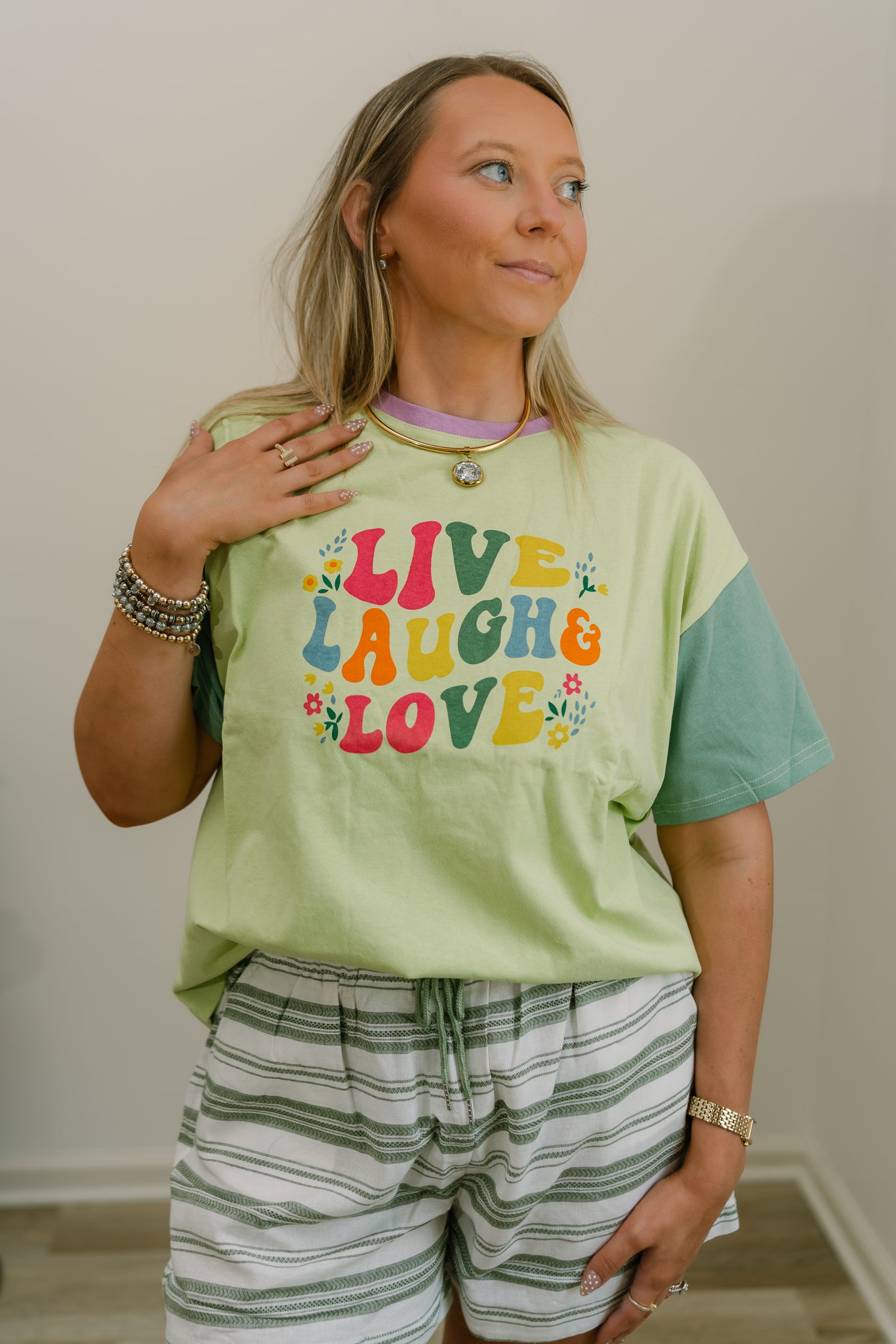 live laugh love tee