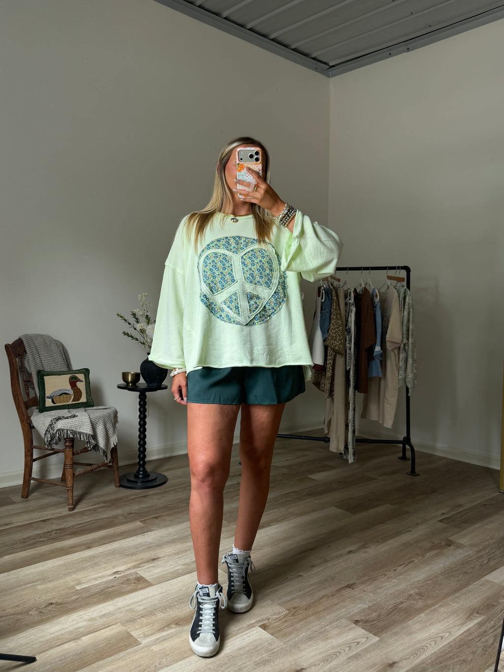 going green shorts