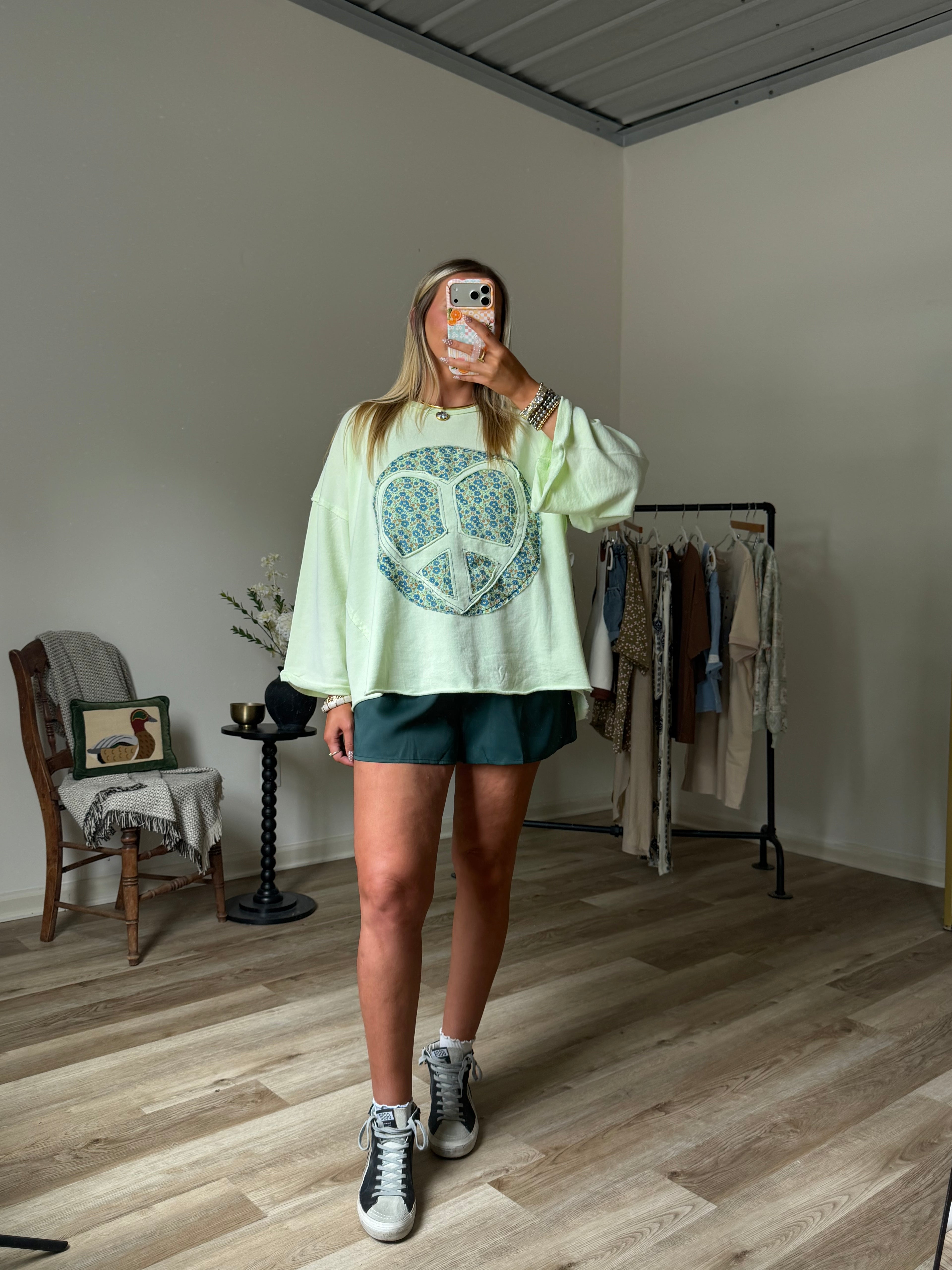 going green shorts