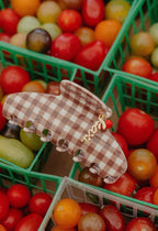 tomato charm claw clip