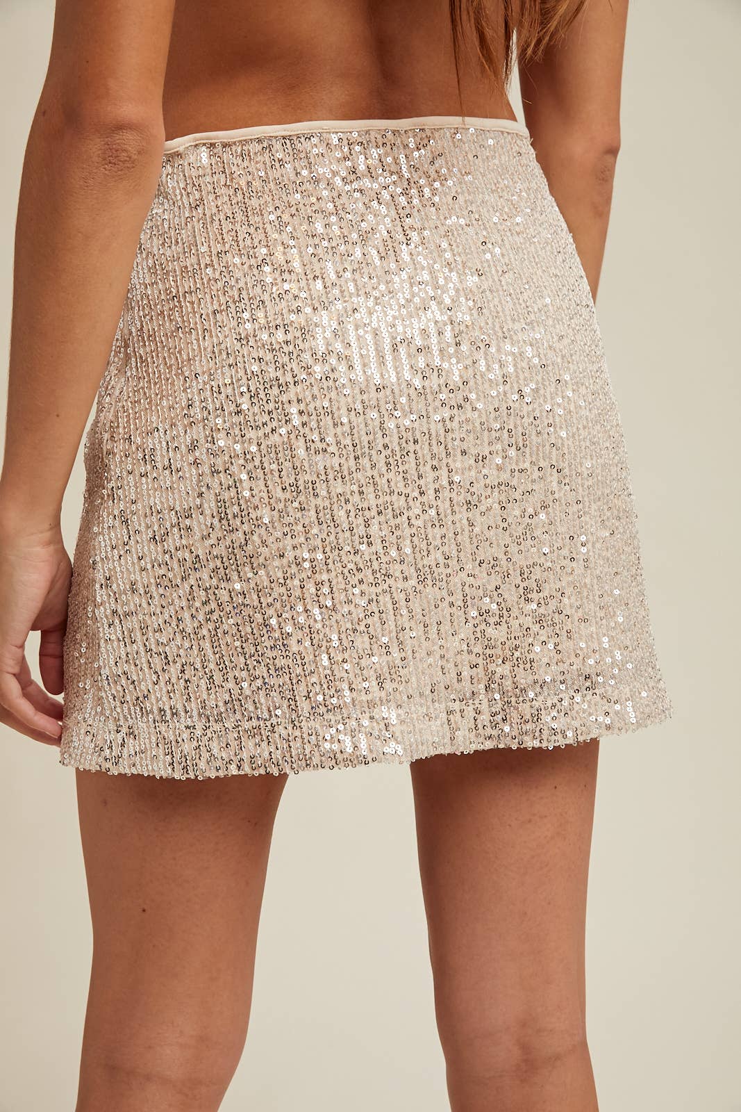 SEQUIN MINI SKIRT