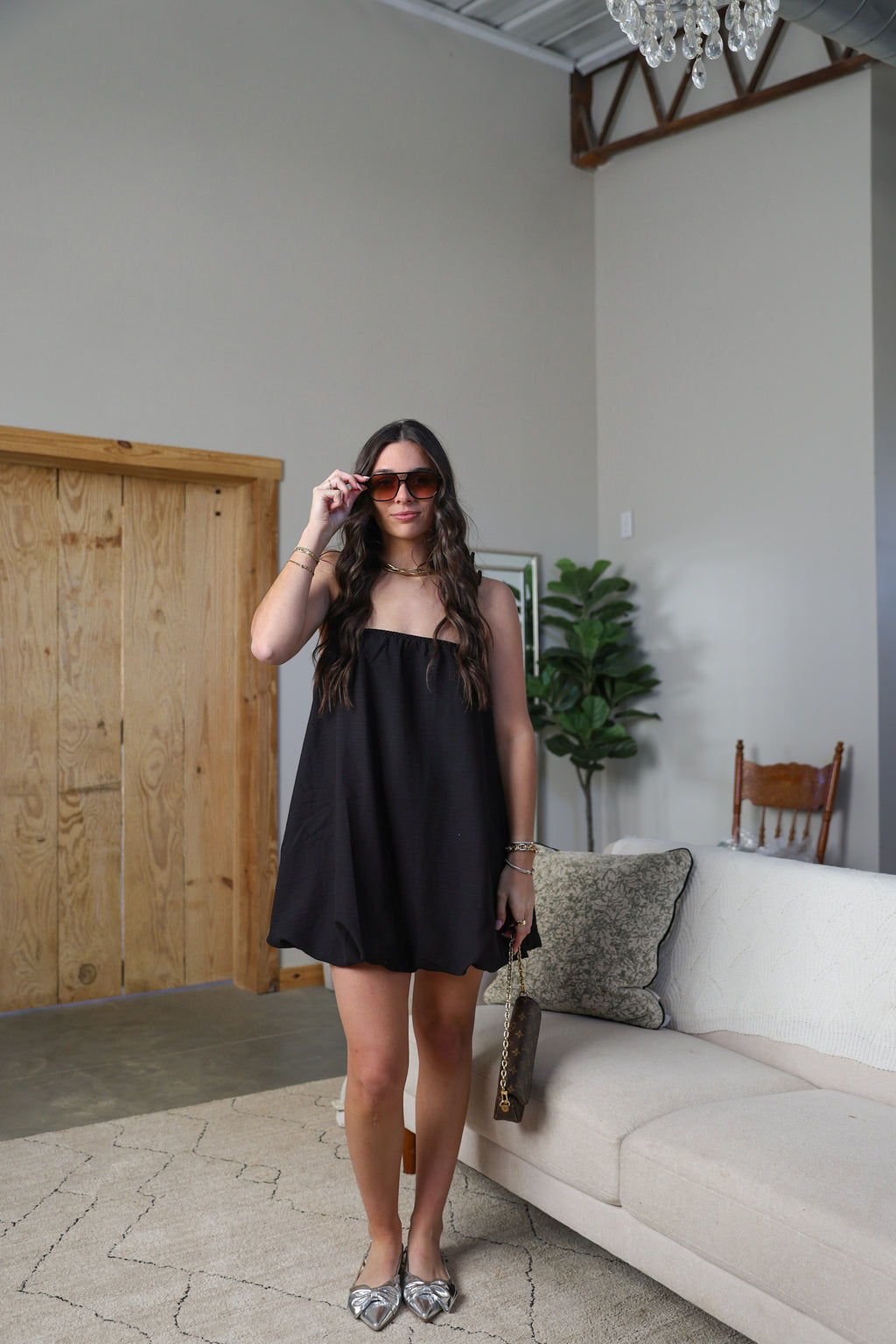 Bubble Hem Dress