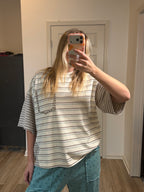 blue skies stripe tee