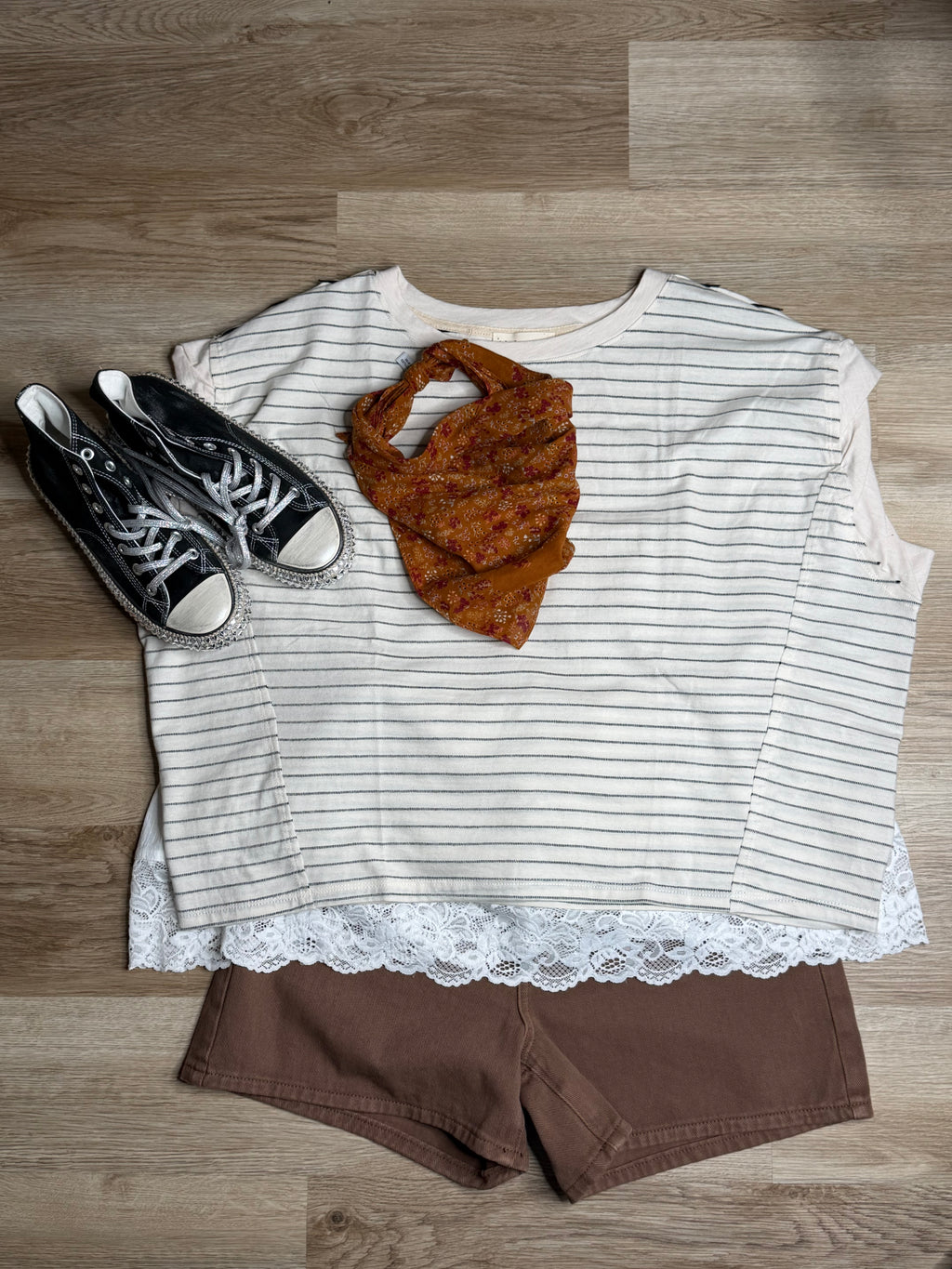 boho lace tank