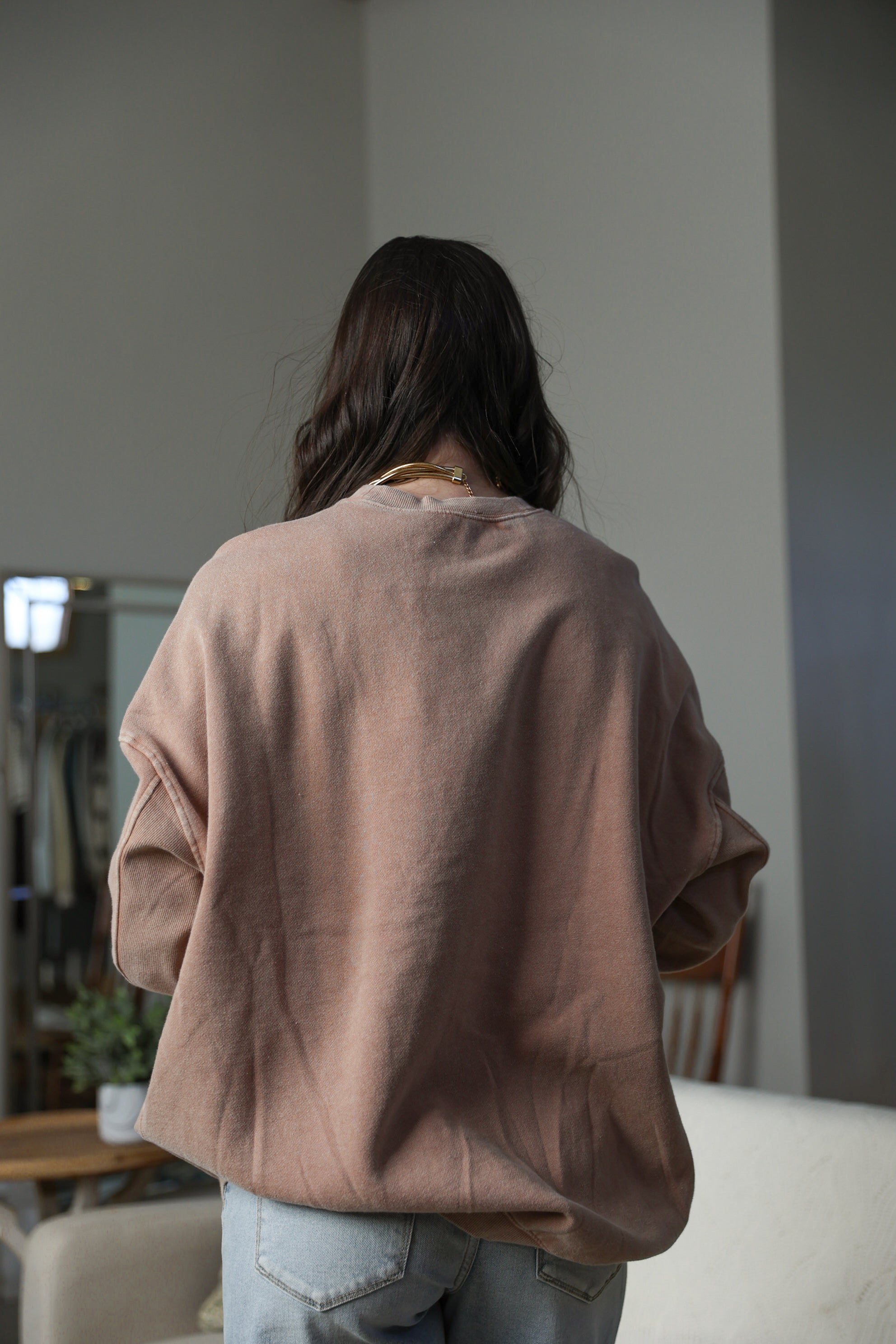 Oversized Crew Neck Sweatshirt