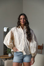 Floral Embroidery Top