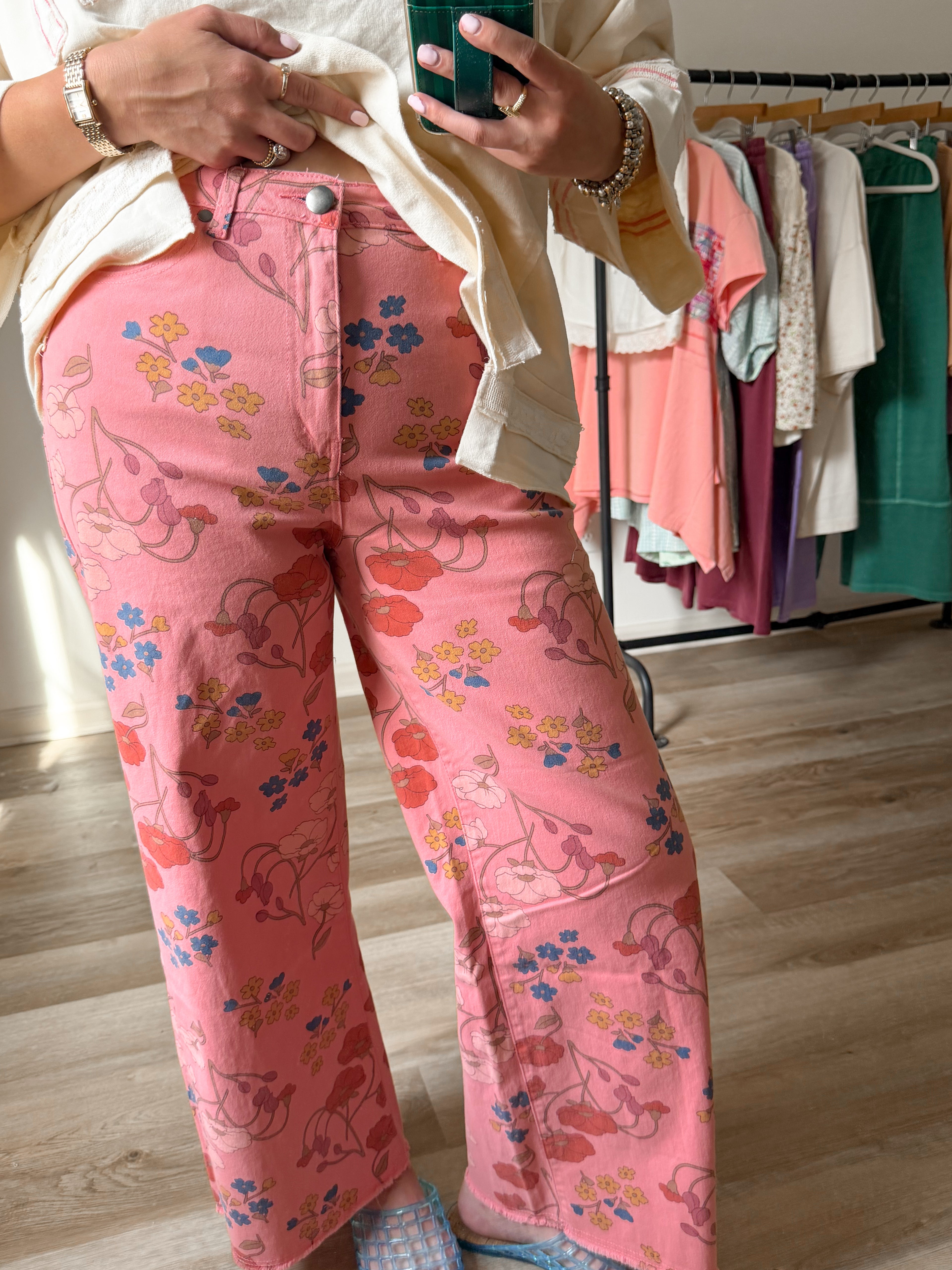 Painted Flowers Pant