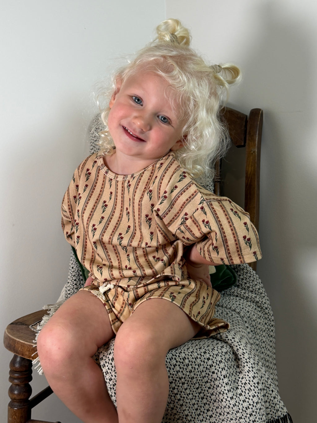 floral heirloom slouchy set