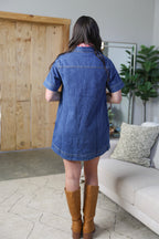 Denim Pocket Dress