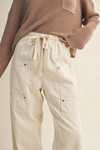 SIDE POCKET WIDE PANTS