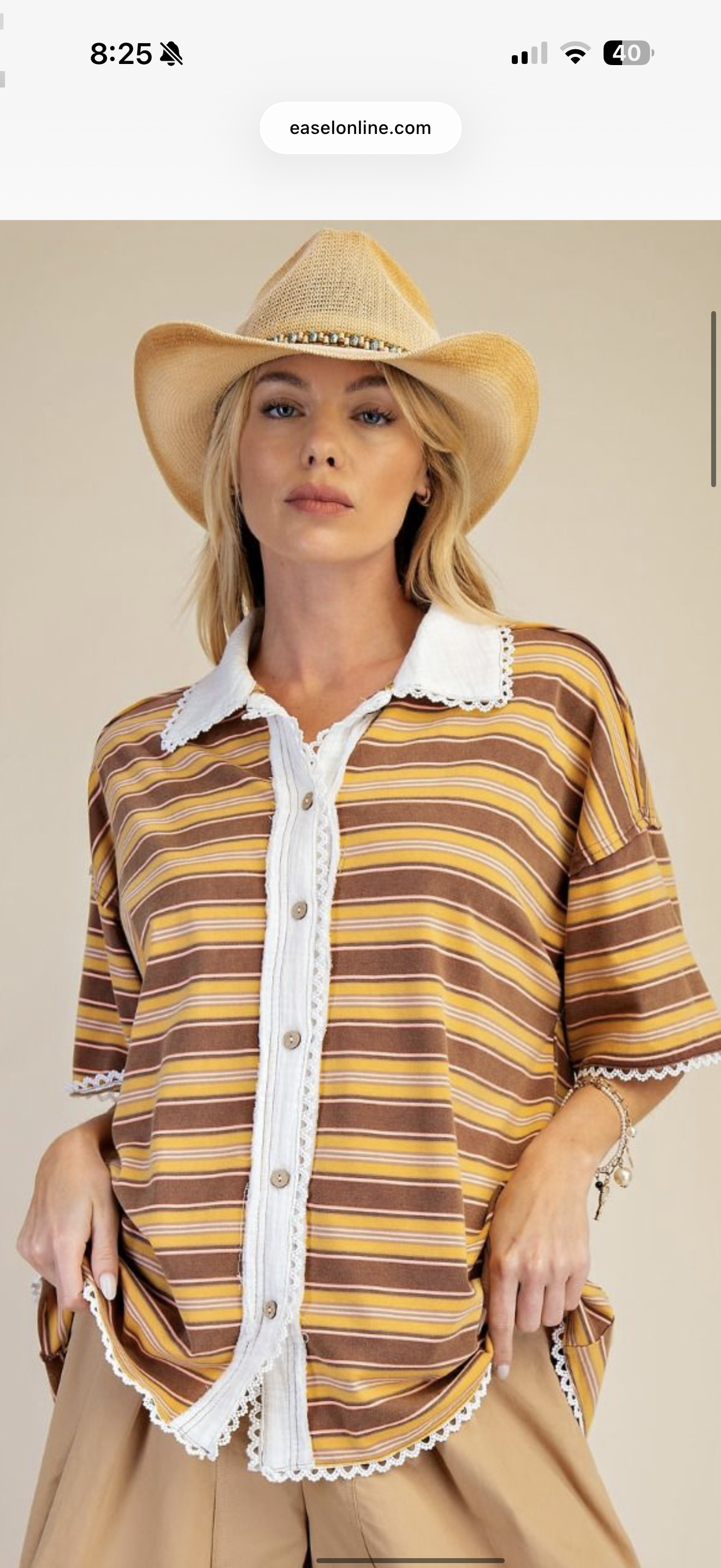 Morgan Stripped Top