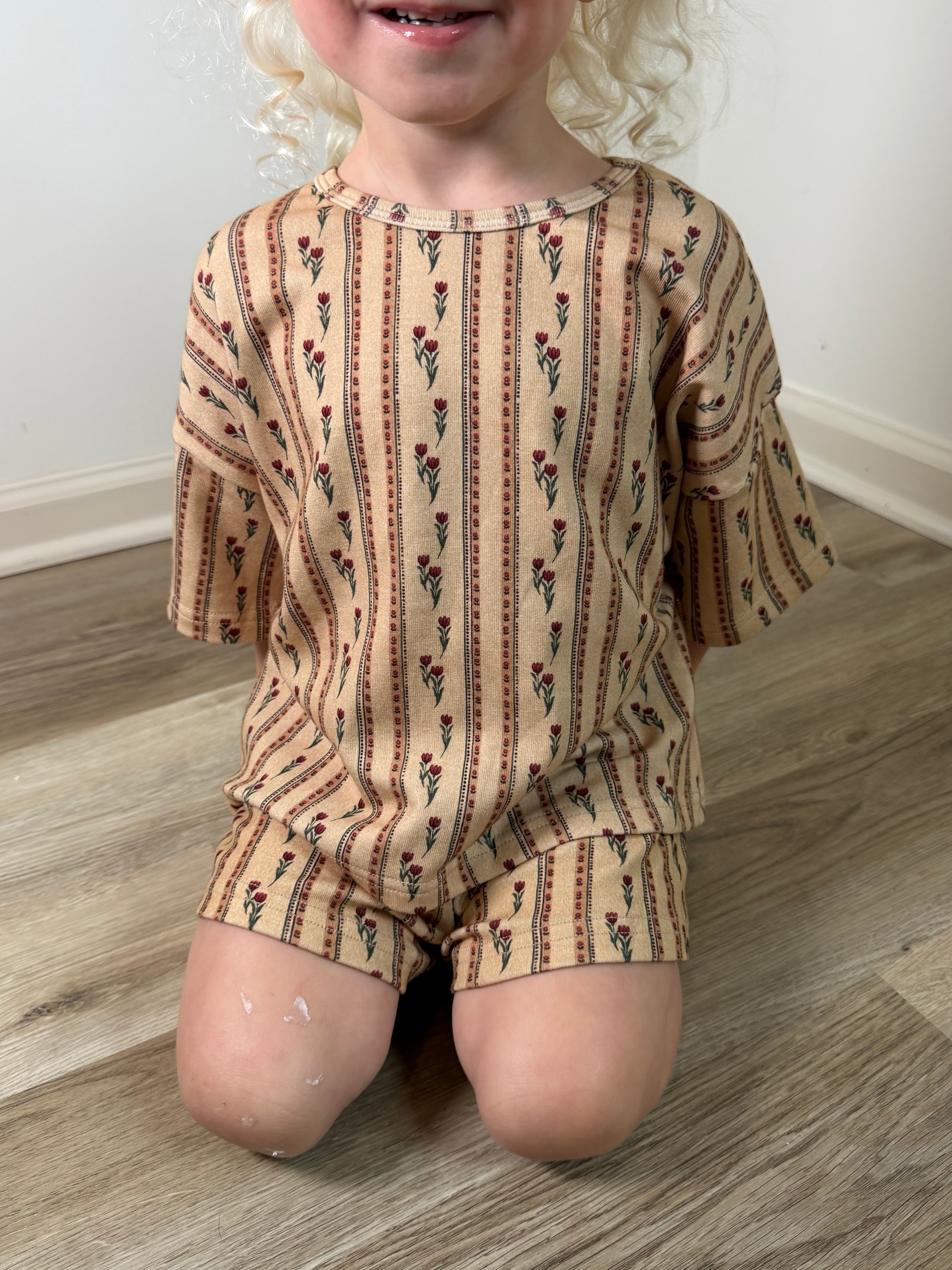 floral heirloom slouchy set