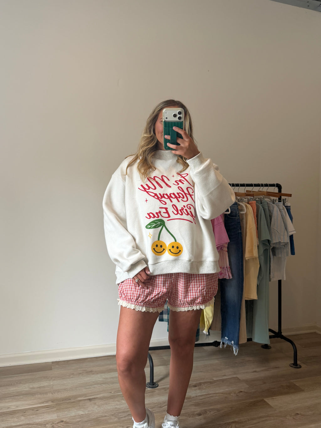 happy girl era mockneck