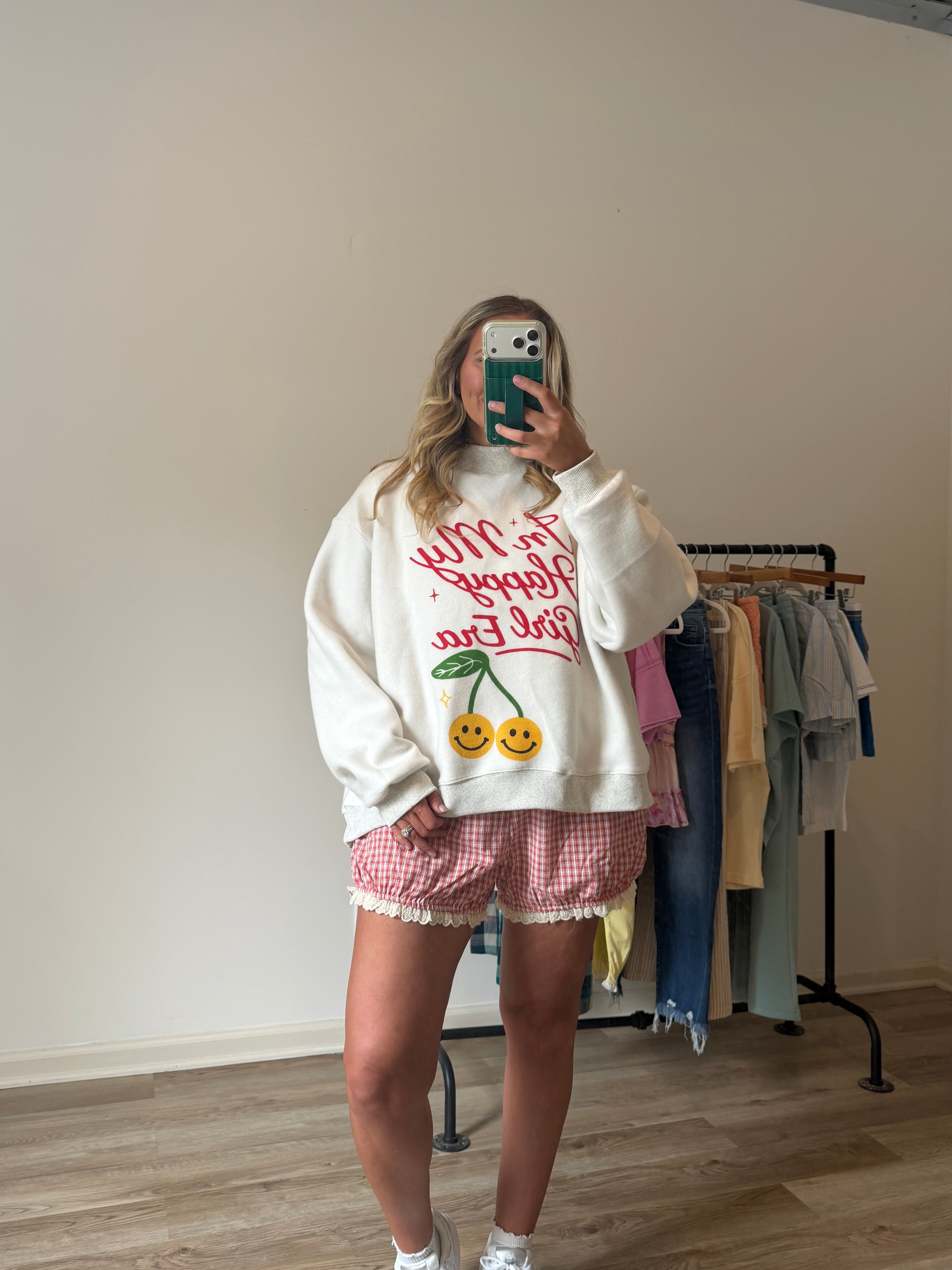 happy girl era mockneck