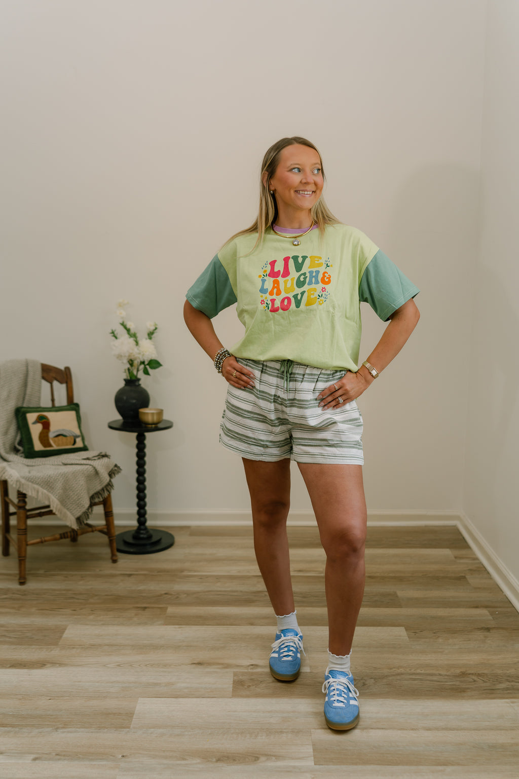 live laugh love tee