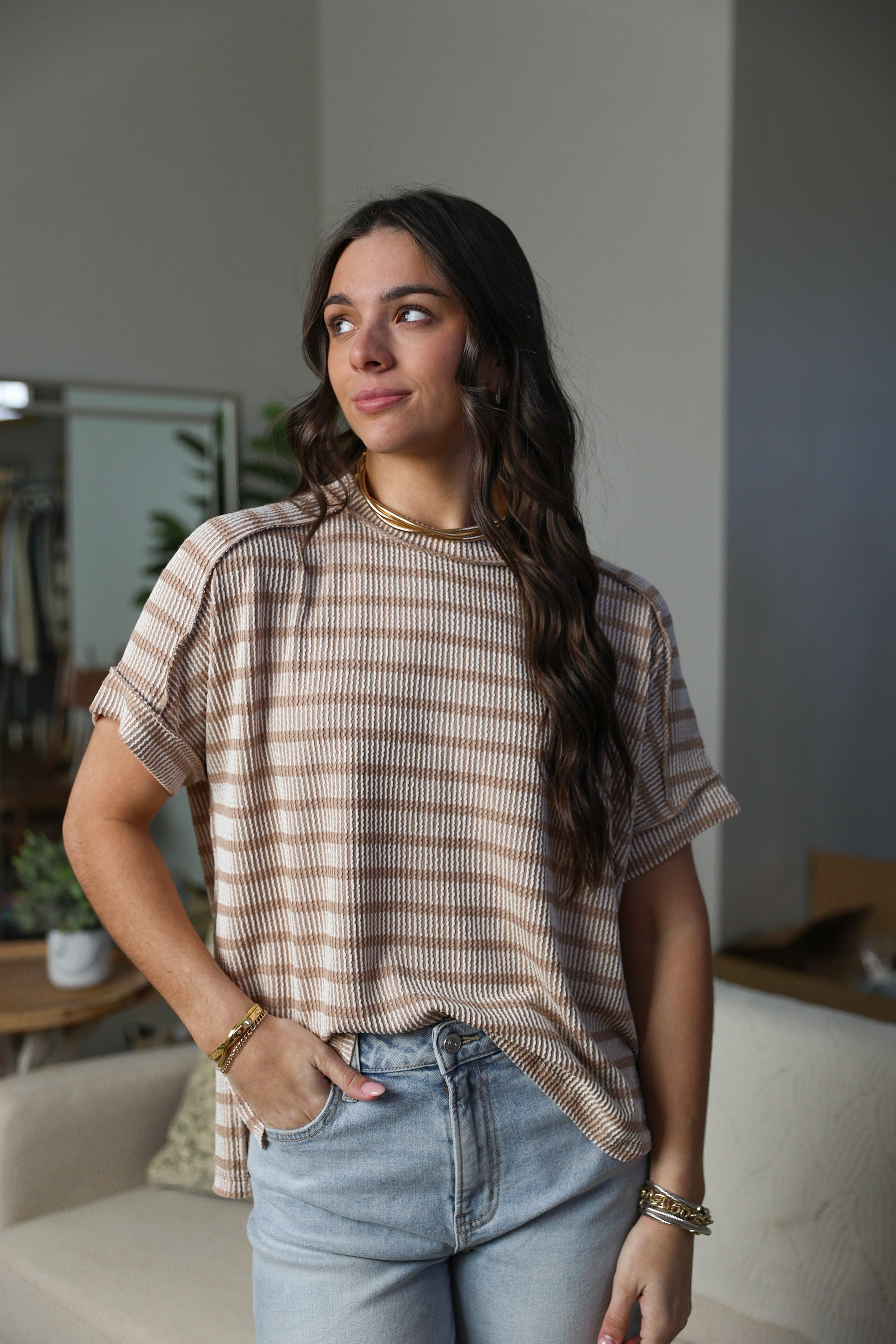 Monochromatic Stripped Top