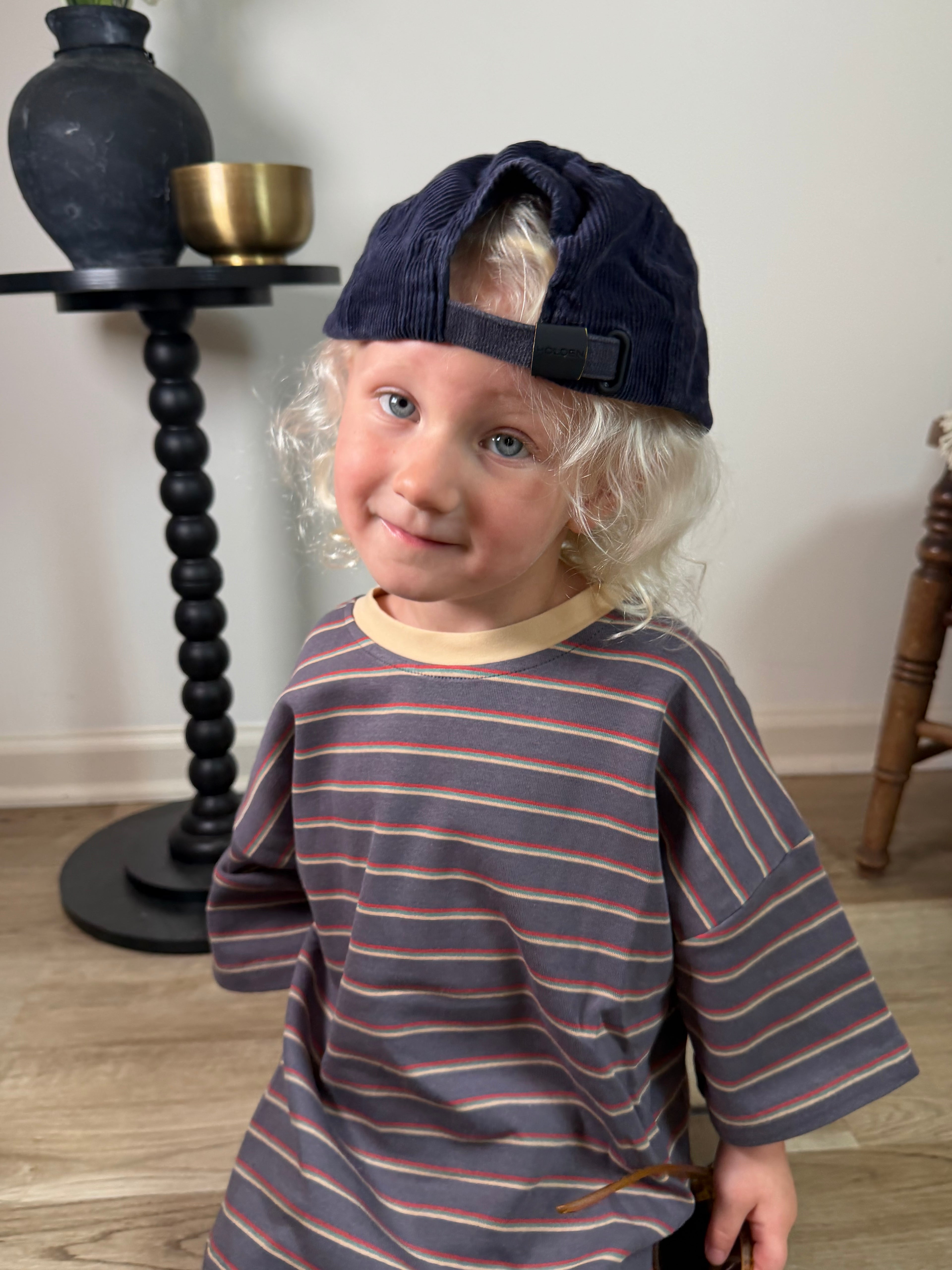graphite stripe slouchy set