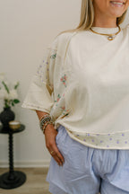 lavender linen shorts