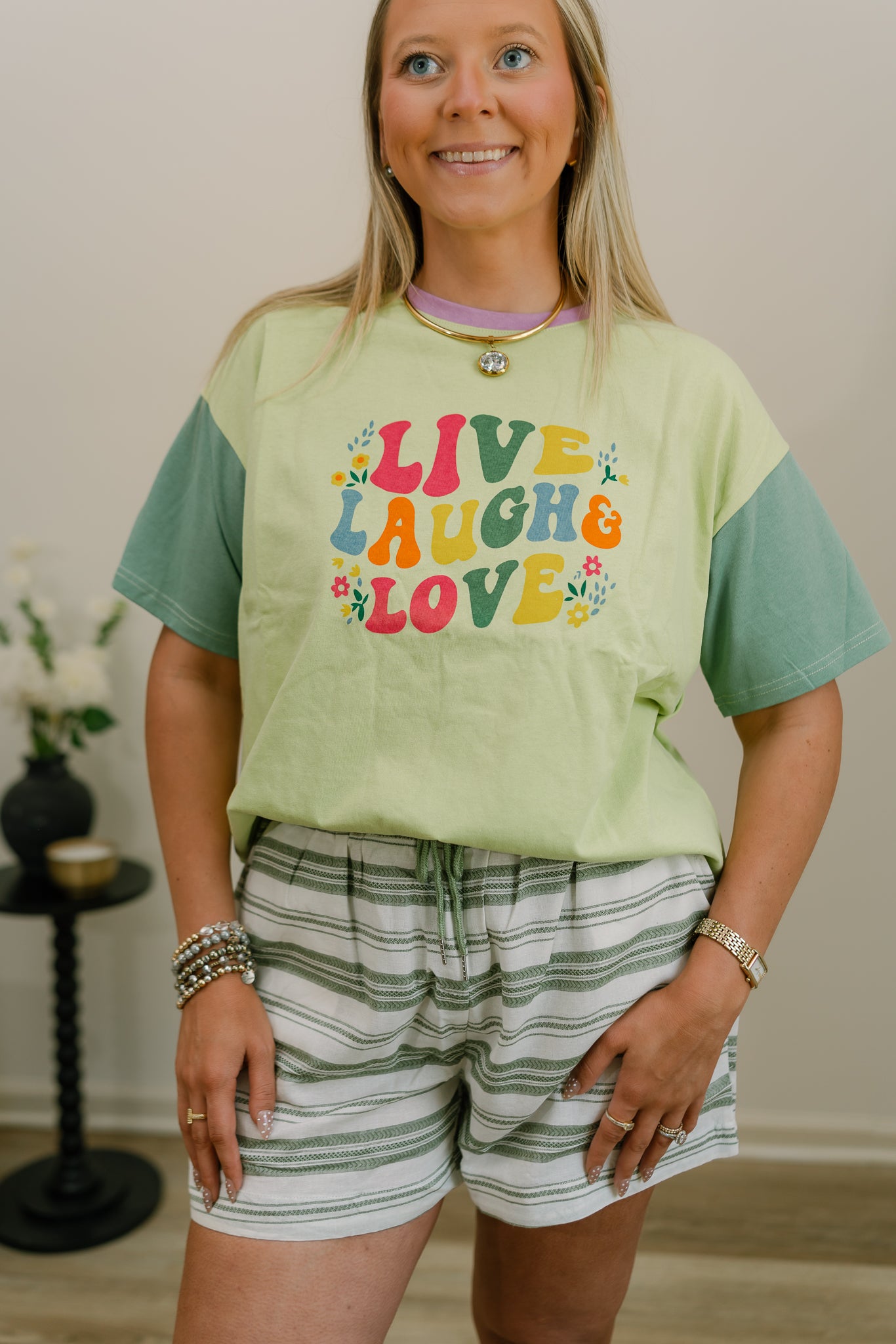 live laugh love tee