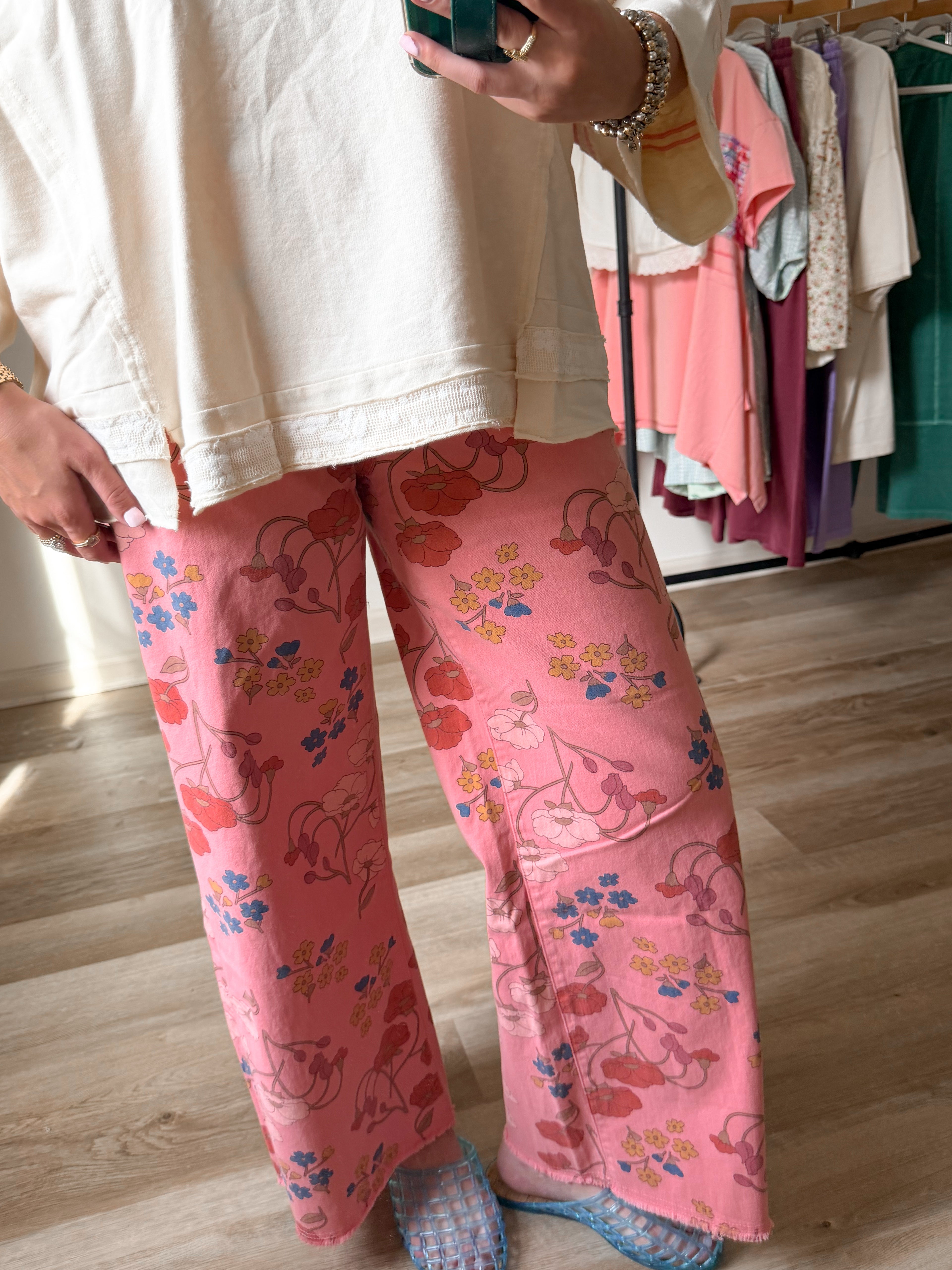 Painted Flowers Pant