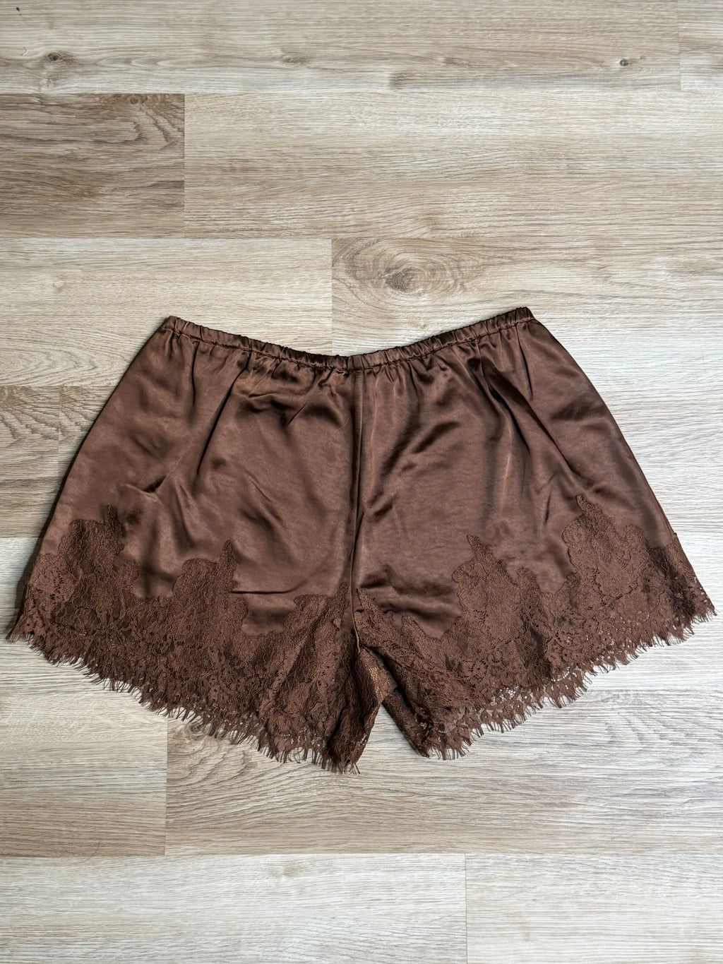 chocolate lace shorts