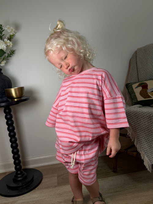ballet stripe slouchy set