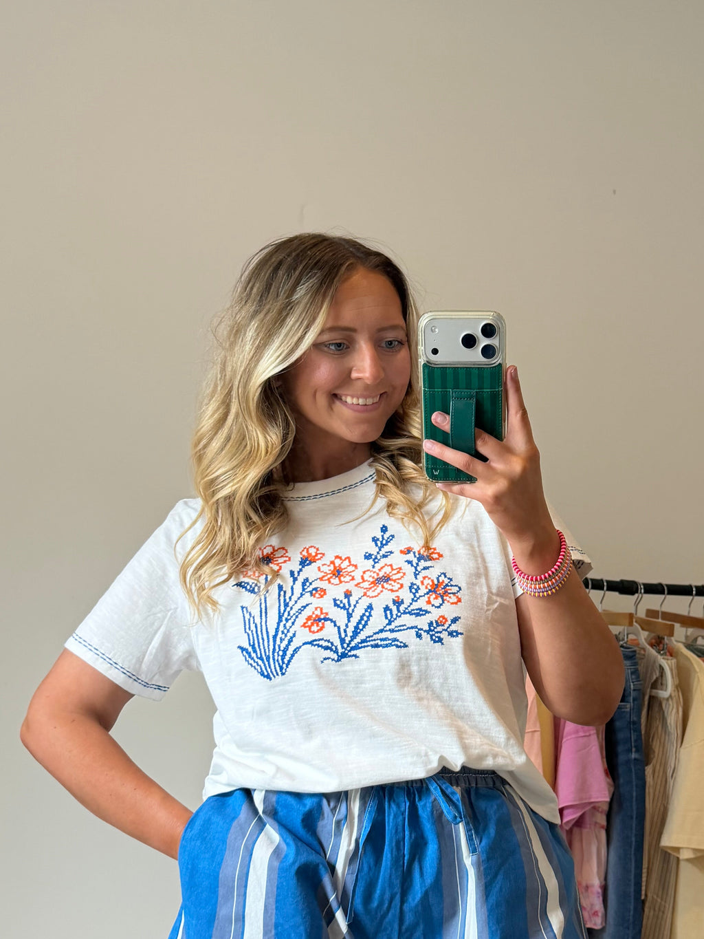 bloom & be happy tee