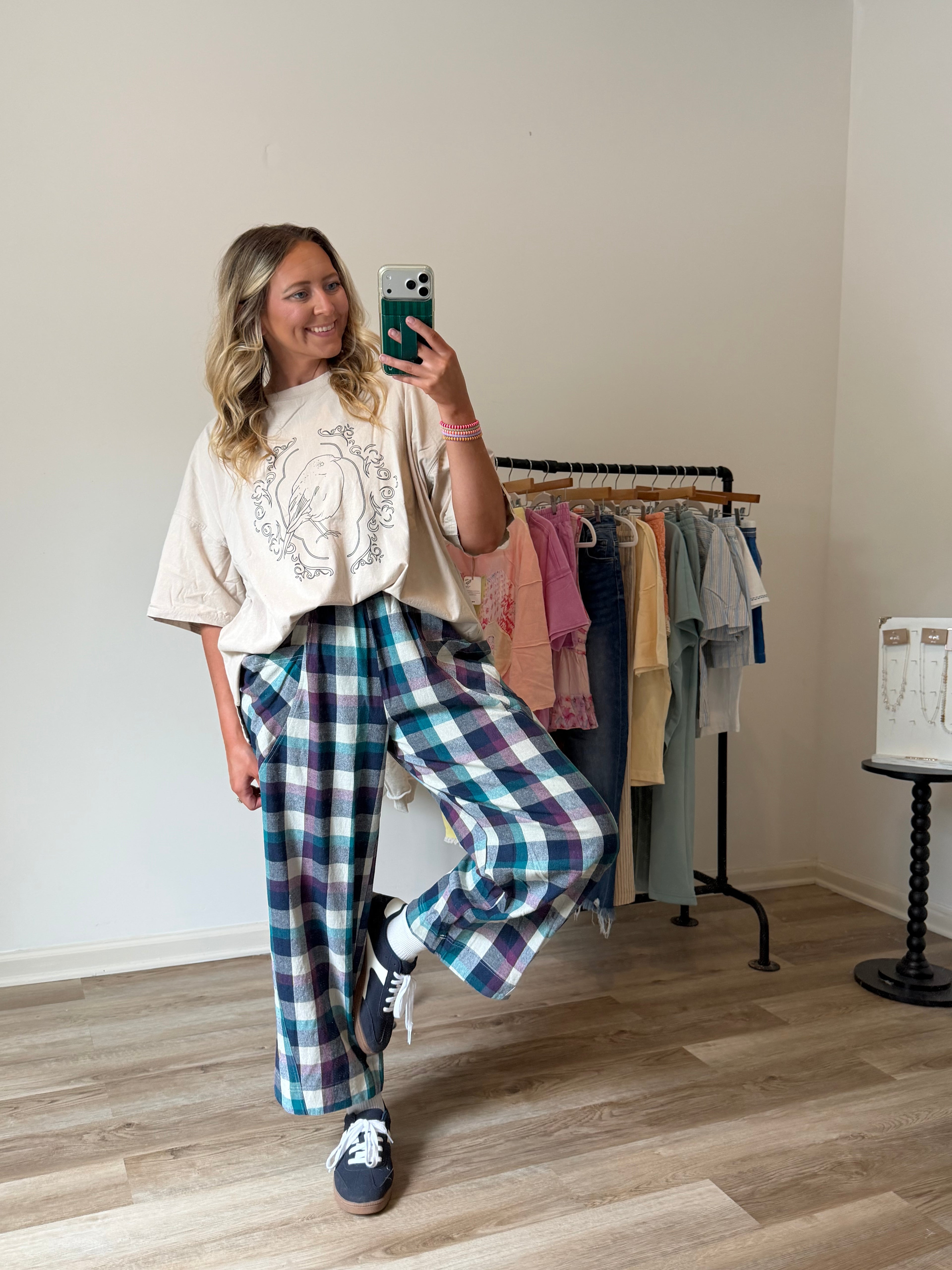 play-date plaid pants