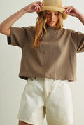 linen knitted top