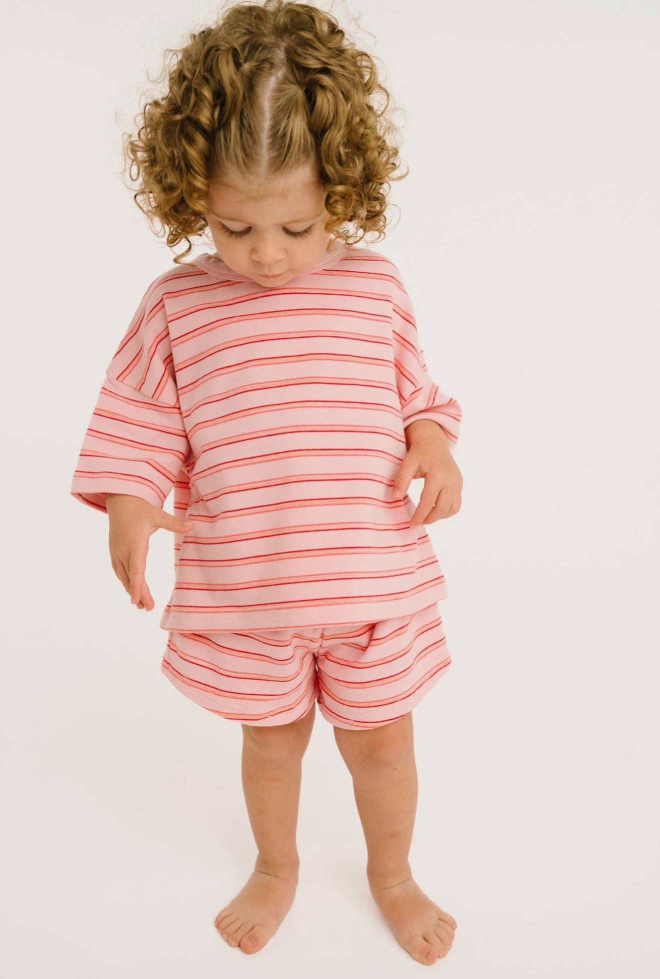 ballet stripe slouchy set