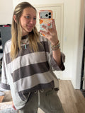 Oversized Stipe Easel Top