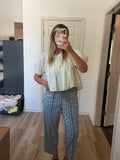 square neck blouse
