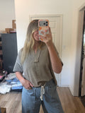 mocha coffee basic tee