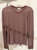 Stitched Thermal Crew Neck Top