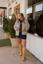 BUTTON DOWN LONG SLEEVE SWEATER JACKET