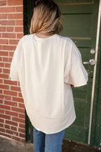 Willie Nelson OTR Metal Off White Thrifted Graphic Tee