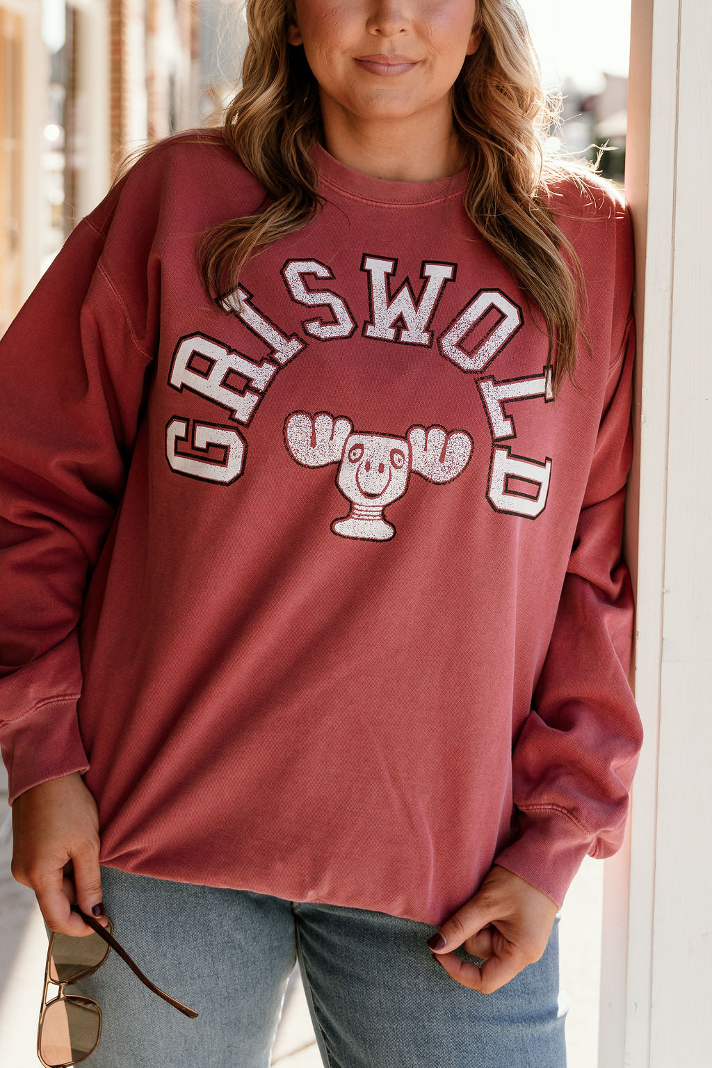 Griswold Christmas Crimson Graphic Sweatshirt