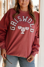 Griswold Christmas Crimson Graphic Sweatshirt